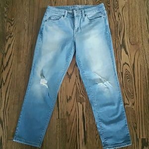 Universal Thread Mid rise boyfriend crop jeans